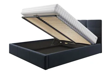 Nieres Förvaringssäng 140x200cm - Mörkgrå - Products - Möbler - Säng - Säng med förvaring