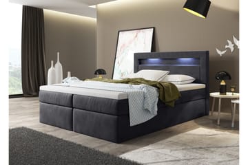 Oscar Sängpaket 140x200cm LED-belysning - Products - Möbler - Säng - Kontinentalsäng