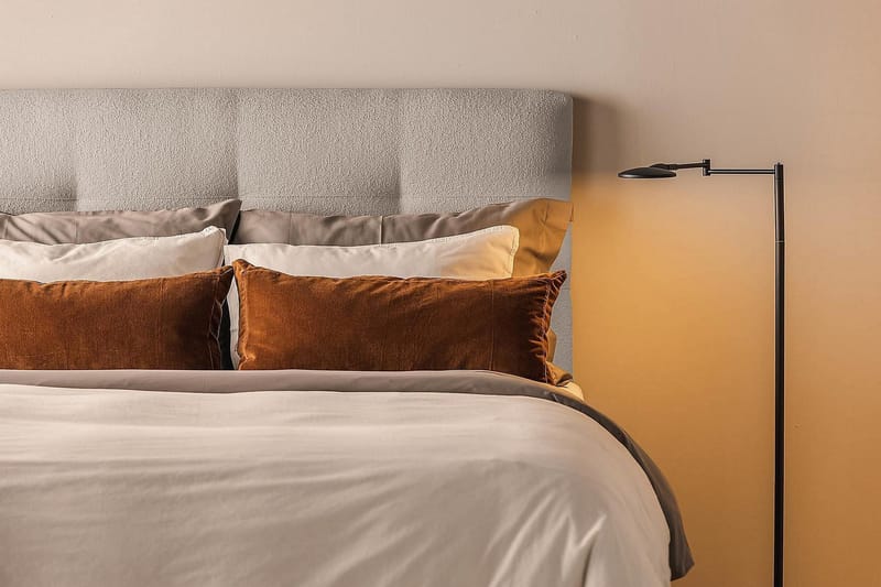 Oslo Lyx Kontinentalsäng 120x200 cm - Grå - Products - Möbler - Säng - Kontinentalsäng