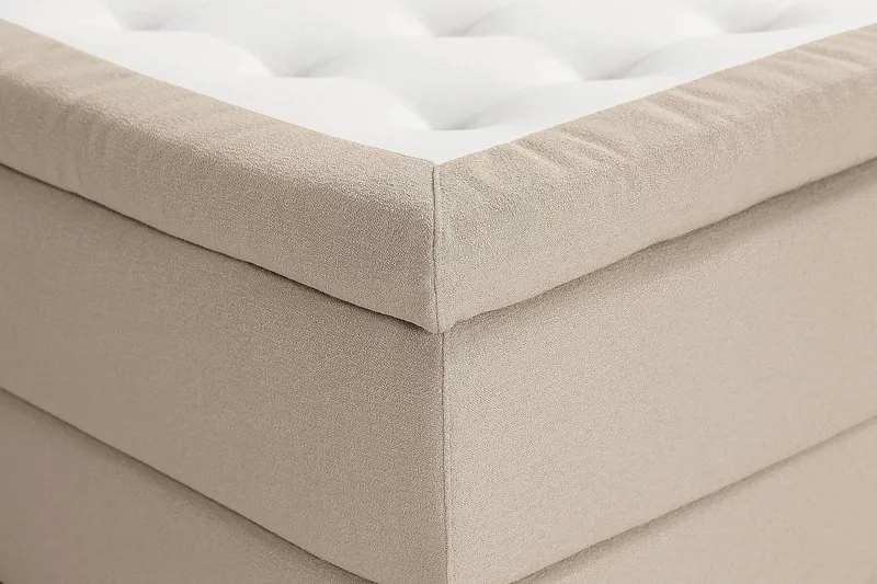 Oslo Lyx Sängpaket Kontinentalsäng 140x200 cm - Beige - Products - Möbler - Säng - Kontinentalsäng