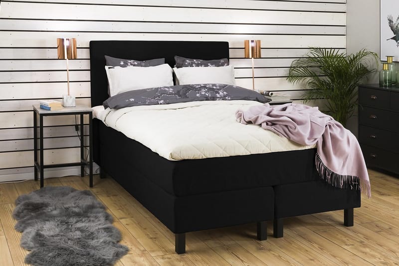 Princess Kontinentalsäng 120x200cm - Svart - Products - Möbler - Säng - Enkelsäng