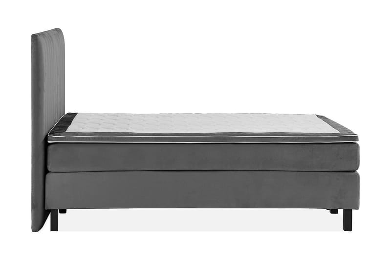 Princess Kontinentalsäng 140x200cm - Mörkgrå/Sammet - Products - Möbler - Säng - Kontinentalsäng
