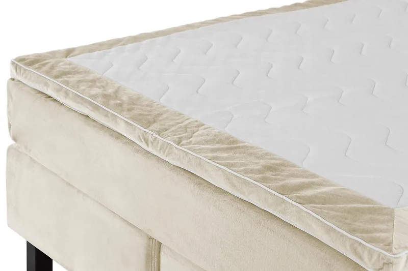 Princess Kontinentalsäng 180x200cm - Beige/Sammet - Products - Möbler - Säng - Kontinentalsäng