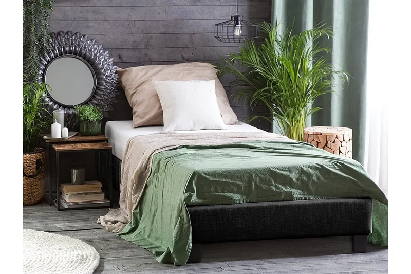 Roanne Sängram 90x200 cm  Grå - Grå - Products - Möbler - Säng - Enkelsäng