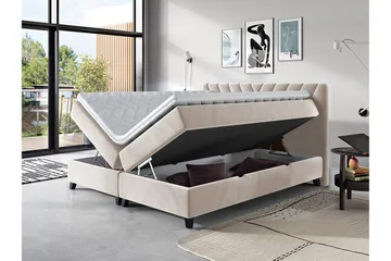 Romanza Sängpaket Kontinentalsäng 160x200 cm - Grå - Products - Möbler - Säng - Komplett sängpaket