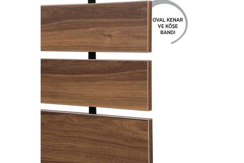 Feldene Sänggavel - Valnöt - Products - Möbler - Säng - Sängtillbehör & sänggavel - Sänggavel