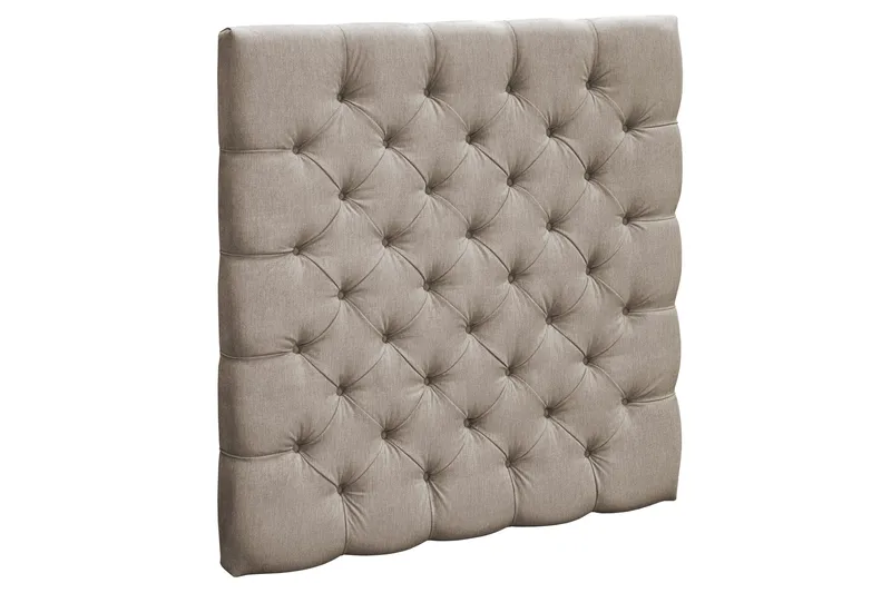 Joluma Sänggavel 105 Knappar - Beige - Products - Möbler - Säng - Sängtillbehör & sänggavel - Sänggavel
