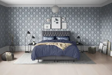 Joluma Sänggavel 160 Knappar - Mörkgrå - Products - Möbler - Säng - Sängtillbehör & sänggavel - Sänggavel