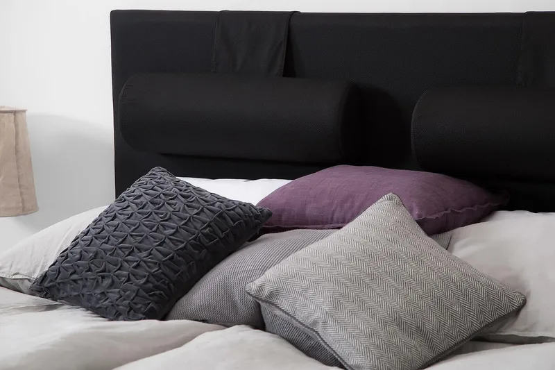 Meja Sänggavel 180x120 - Svart - Products - Möbler - Säng - Sängtillbehör & sänggavel - Sänggavel