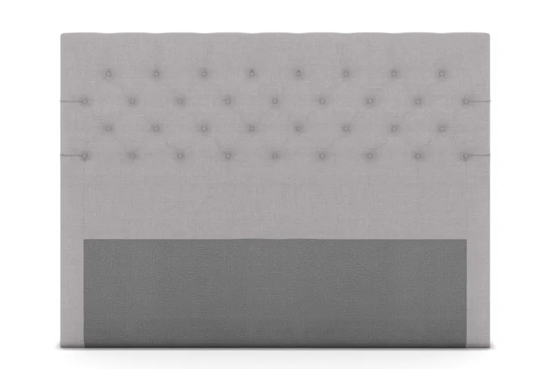 Select Djuphäftad Sänggavel 180 cm, Ljusgrå