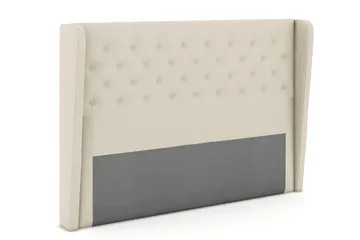 Select Sänggavel 210 cm med Sidor - Beige - Products - Möbler - Säng - Sängtillbehör & sänggavel - Sänggavel