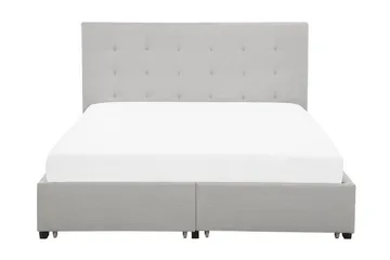 Sandrick Kontinentalsäng med Förvaring 160x200 - Grå - Products - Möbler - Säng - Säng med förvaring