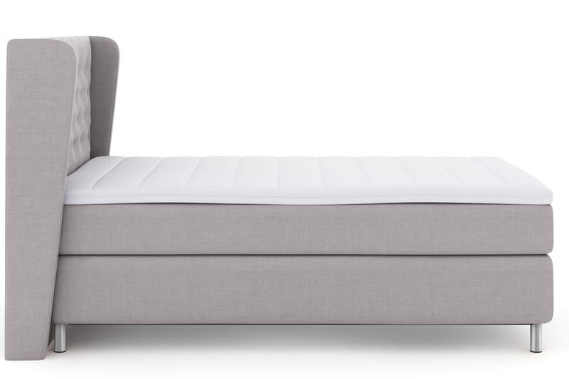 Select No 3 Komplett Sängpaket 120x200 Fast - Ljusgrå/Metall - Products - Möbler - Säng - Enkelsäng