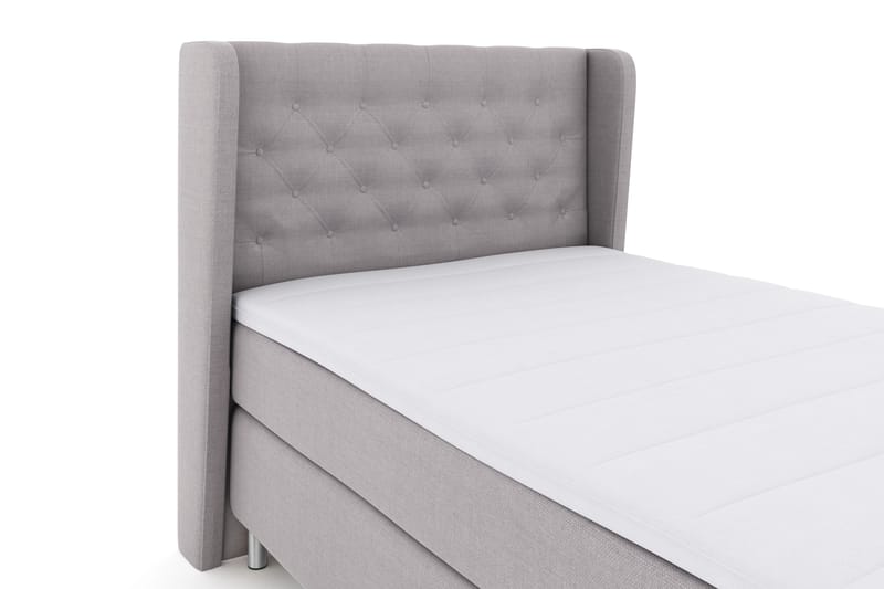 Select No 3 Komplett Sängpaket 120x200 Fast - Ljusgrå/Metall - Products - Möbler - Säng - Enkelsäng