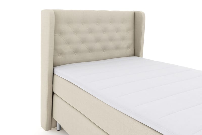 Select No 3 Komplett Sängpaket 120x200 Medium - Beige/Metall - Products - Möbler - Säng - Enkelsäng