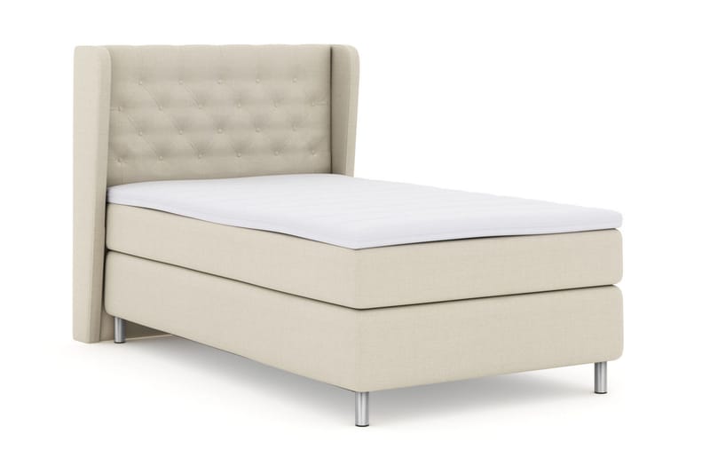 Select No 3 Komplett Sängpaket 120x200 Medium - Beige/Metall - Products - Möbler - Säng - Enkelsäng