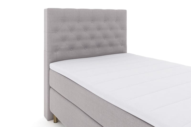 Select No 3 Komplett Sängpaket 120x200 Medium - Ljusgrå/Koppar - Products - Möbler - Säng - Enkelsäng