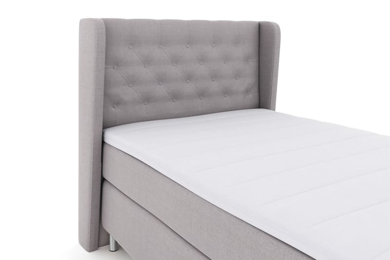 Select No 3 Komplett Sängpaket 120x200 Medium - Ljusgrå/Metall - Products - Möbler - Säng - Enkelsäng