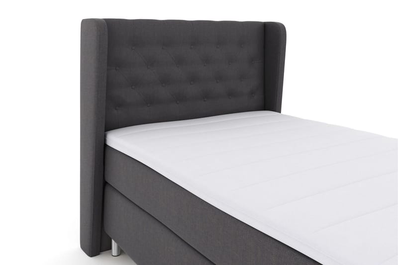 Select No 3 Komplett Sängpaket 120x200 Medium - Mörkgrå/Metall - Products - Möbler - Säng - Enkelsäng