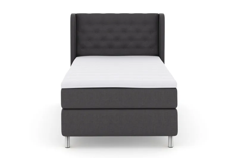 Select No 3 Komplett Sängpaket 120x200 Medium - Mörkgrå/Metall - Products - Möbler - Säng - Enkelsäng