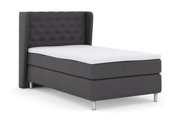 Select No 3 Komplett Sängpaket 120x200 Medium - Mörkgrå/Metall - Products - Möbler - Säng - Enkelsäng