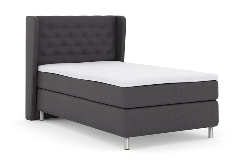 Select No 3 Komplett Sängpaket 120x200 Medium - Mörkgrå/Metall - Products - Möbler - Säng - Enkelsäng