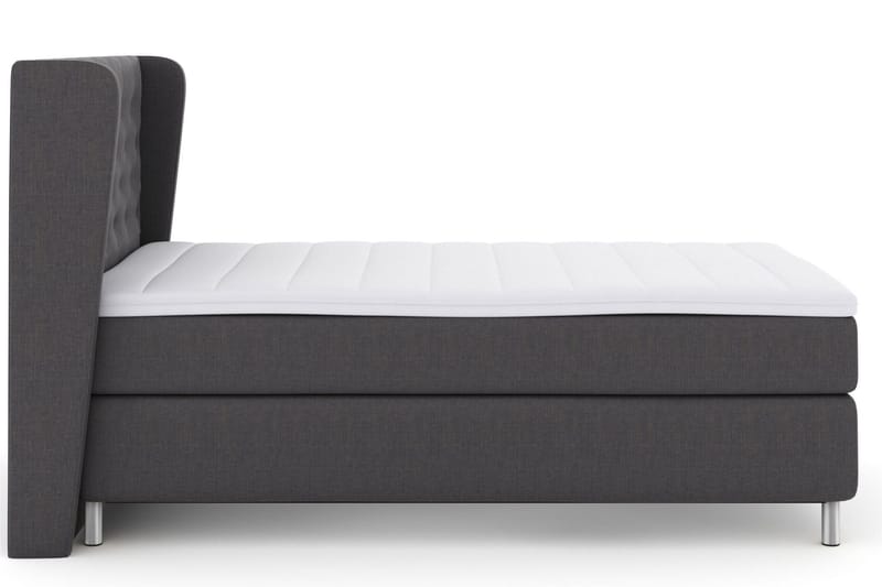 Select No 3 Komplett Sängpaket 120x200 Medium - Mörkgrå/Metall - Products - Möbler - Säng - Enkelsäng