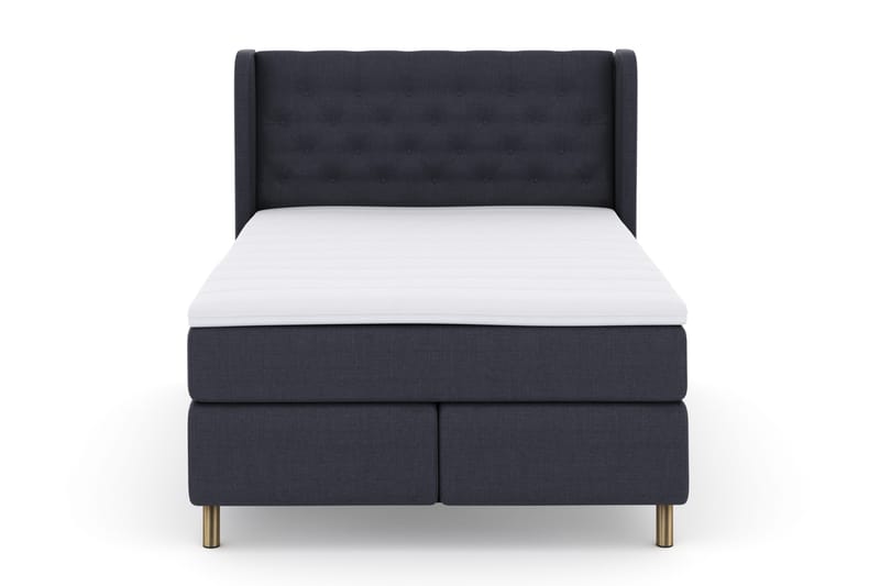 Select No 3 Komplett Sängpaket 140x200 Fast, Blå/Koppar