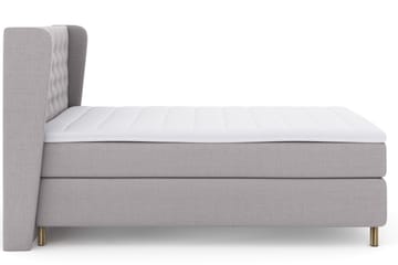 Select No 3 Komplett Sängpaket 140x200 Fast - Ljusgrå/Koppar - Products - Möbler - Säng - Kontinentalsäng