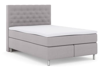 Select No 3 Komplett Sängpaket 140x200 Fast - Ljusgrå/Metall - Products - Möbler - Säng - Kontinentalsäng