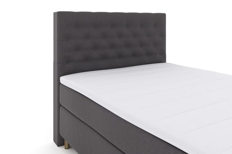 Select No 3 Komplett Sängpaket 140x200 Fast - Mörkgrå/Koppar - Products - Möbler - Säng - Kontinentalsäng