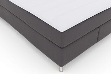 Select No 3 Komplett Sängpaket 140x200 Fast - Mörkgrå/Metall - Products - Möbler - Säng - Kontinentalsäng