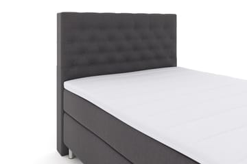 Select No 3 Komplett Sängpaket 140x200 Fast - Mörkgrå/Metall - Products - Möbler - Säng - Kontinentalsäng