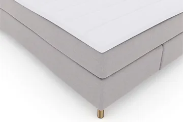 Select No 3 Komplett Sängpaket 140x200 Fast/Medium - Ljusgrå/Koppar - Products - Möbler - Säng - Kontinentalsäng