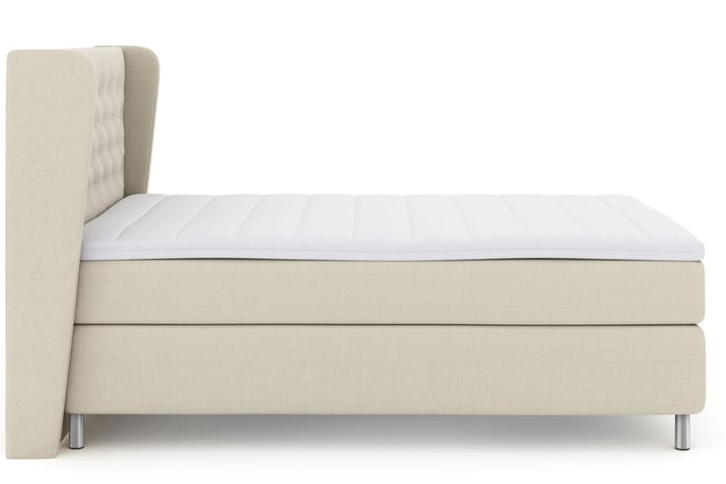 Select No 3 Komplett Sängpaket 140x200 Medium - Beige/Metall - Products - Möbler - Säng - Kontinentalsäng