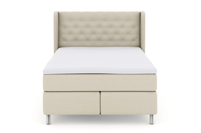 Select No 3 Komplett Sängpaket 140x200 Medium, Beige/Metall