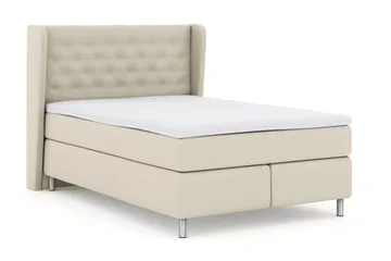 Select No 3 Komplett Sängpaket 140x200 Medium - Beige/Metall - Products - Möbler - Säng - Kontinentalsäng