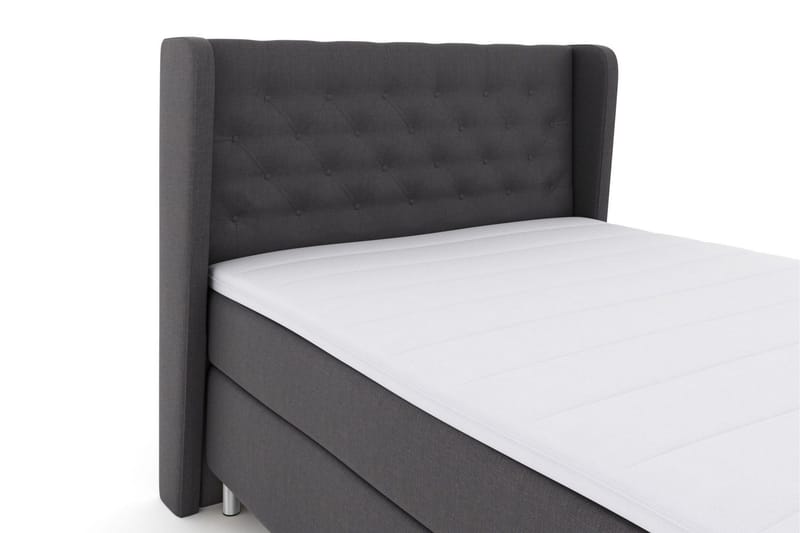Select No 3 Komplett Sängpaket 140x200 Medium - Mörkgrå/Metall - Products - Möbler - Säng - Kontinentalsäng