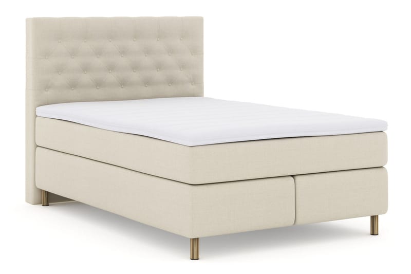 Select No 3 Komplett Sängpaket 160x200 Fast - Beige/Koppar - Products - Möbler - Säng - Kontinentalsäng