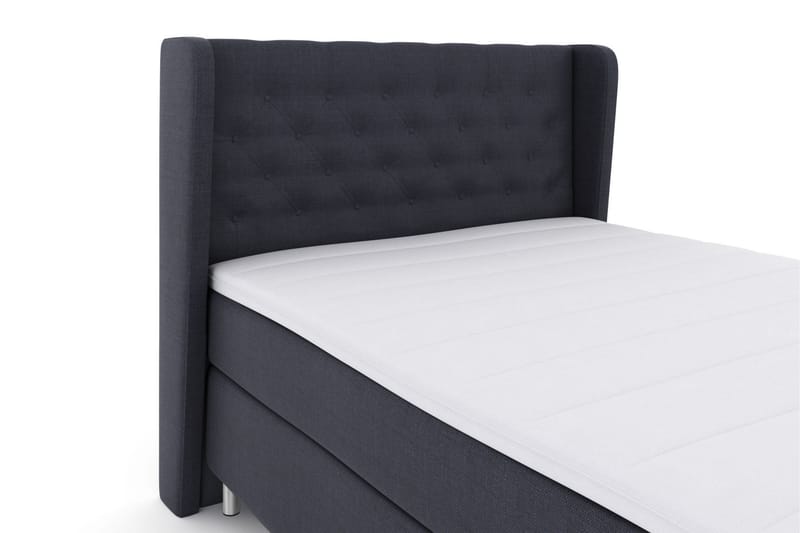 Select No 3 Komplett Sängpaket 160x200 Fast - Blå/Metall - Products - Möbler - Säng - Kontinentalsäng