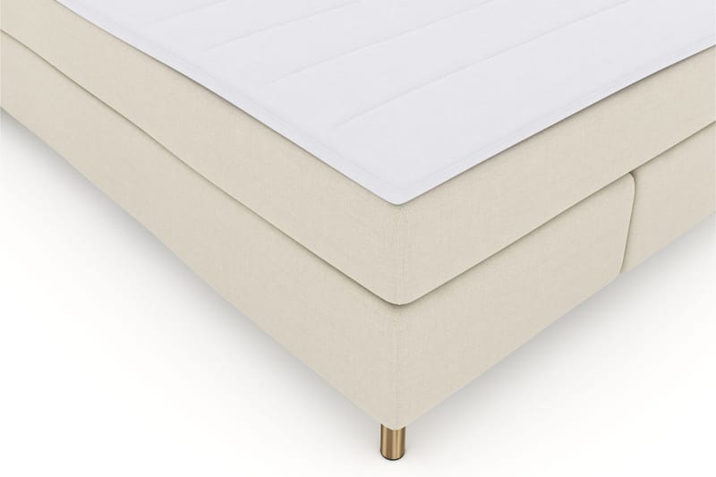 Select No 3 Komplett Sängpaket 160x200 Fast/Medium - Beige/Koppar - Products - Möbler - Säng - Kontinentalsäng