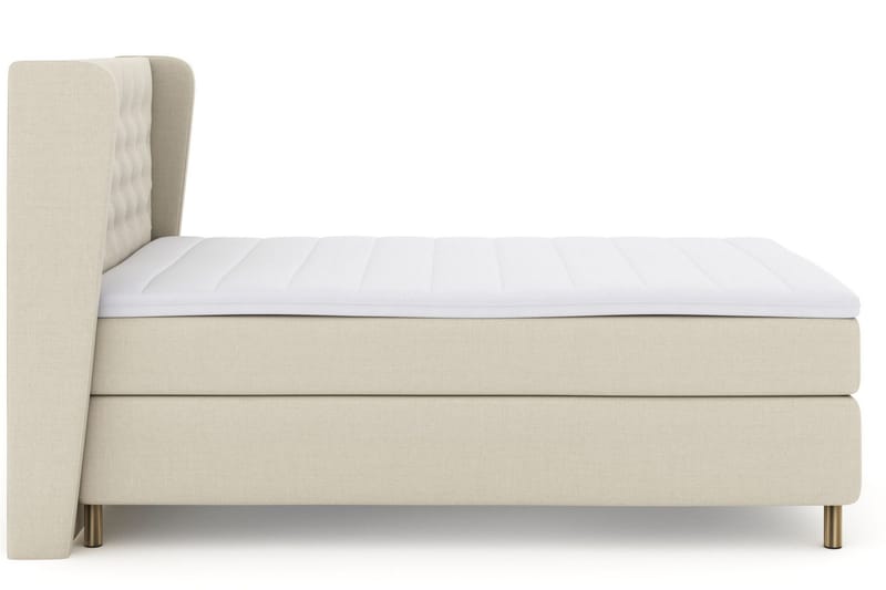 Select No 3 Komplett Sängpaket 160x200 Medium - Beige/Koppar - Products - Möbler - Säng - Kontinentalsäng
