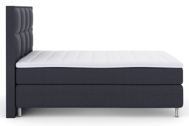 Select No 3 Komplett Sängpaket 160x200 Medium - Blå/Metall - Products - Möbler - Säng - Kontinentalsäng