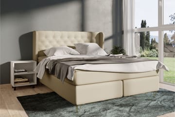 Select No 3 Komplett Sängpaket 180x200 Fast - Beige/Metall - Products - Möbler - Säng - Kontinentalsäng