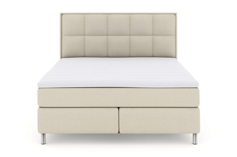 Select No 3 Komplett Sängpaket 180x200 Fast - Beige/Metall - Products - Möbler - Säng - Kontinentalsäng