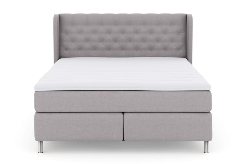Select No 3 Komplett Sängpaket 180x200 Fast - Ljusgrå/Metall - Products - Möbler - Säng - Kontinentalsäng