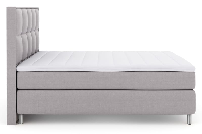 Select No 3 Komplett Sängpaket 180x200 Fast - Ljusgrå/Metall - Products - Möbler - Säng - Kontinentalsäng