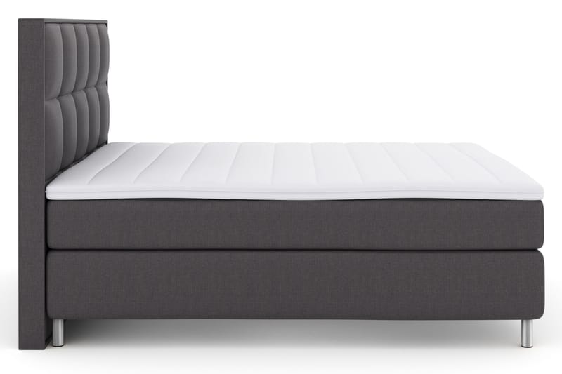 Select No 3 Komplett Sängpaket 180x200 Fast - Mörkgrå/Metall - Products - Möbler - Säng - Kontinentalsäng
