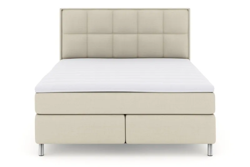 Select No 3 Komplett Sängpaket 180x200 Medium, Beige/Metall