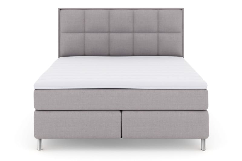 Select No 3 Komplett Sängpaket 180x200 Medium - Ljusgrå/Metall - Products - Möbler - Säng - Kontinentalsäng